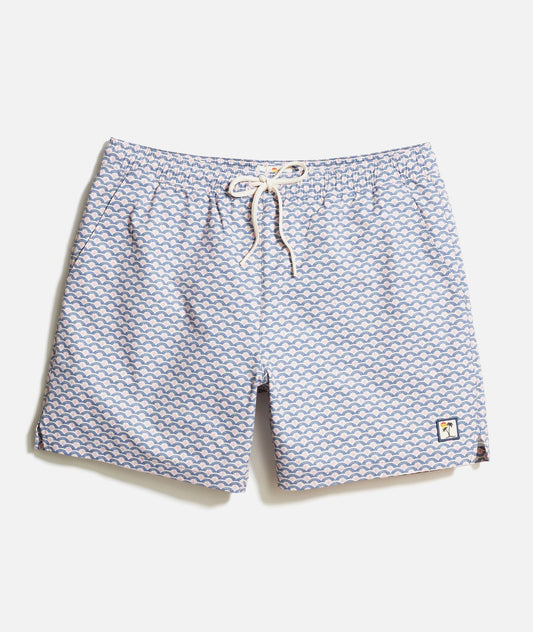 6" Mechanical Stretch Swim Trunk